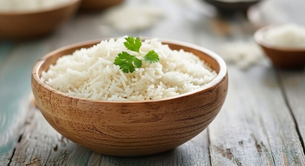 Aromatic Basmati Rice with Garlic and Fresh Parsley