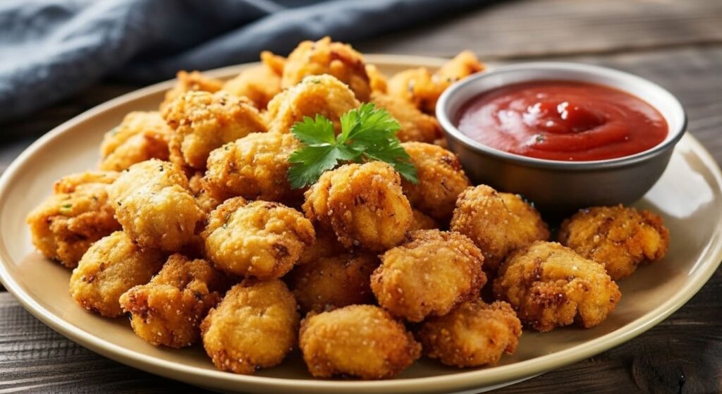 Crispy Popcorn Chicken Bites