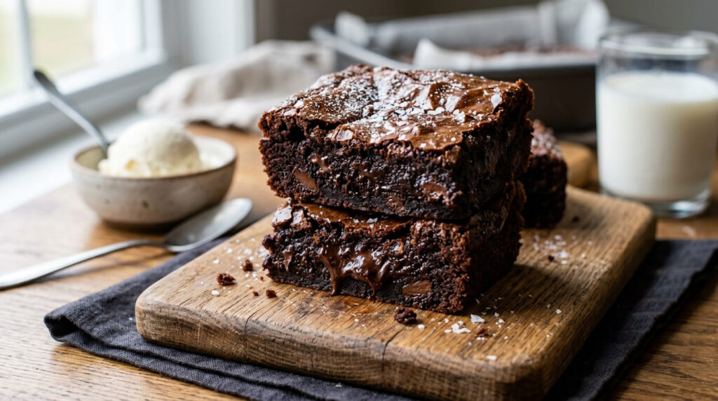 Fudgy Chocolate Brownies (Rich & Gooey)