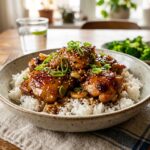 Honey Garlic Chicken with Rice – The Ultimate Comfort Meal